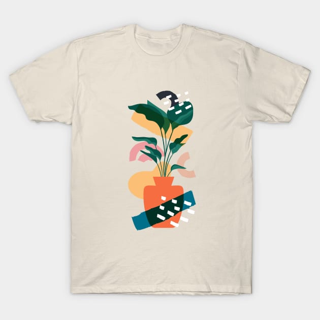 Orange Planter T-Shirt by worldnomadfolk@gmail.com